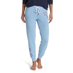 PJ Salvage Printed Stars Drawstring Pyjama Pants Baby Blue Size M